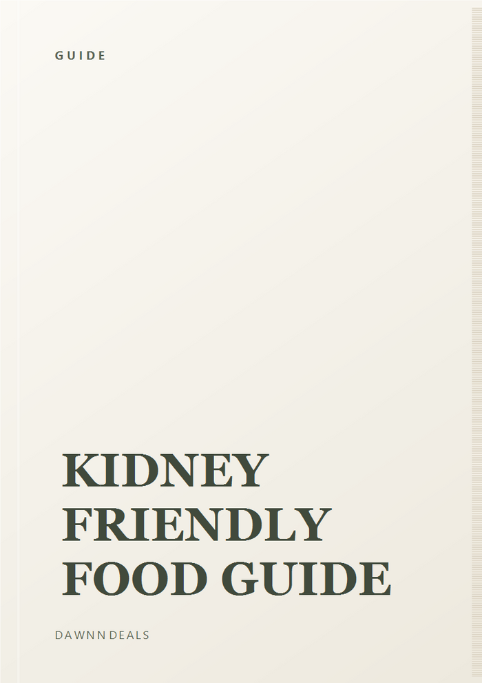Kidney Friendly Food Guide